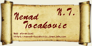 Nenad Točaković vizit kartica